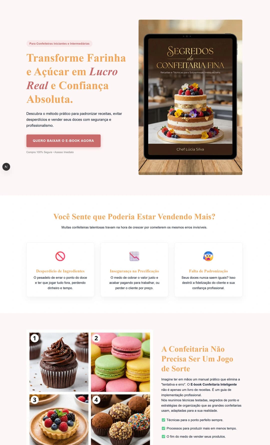 Site para Confeitaria